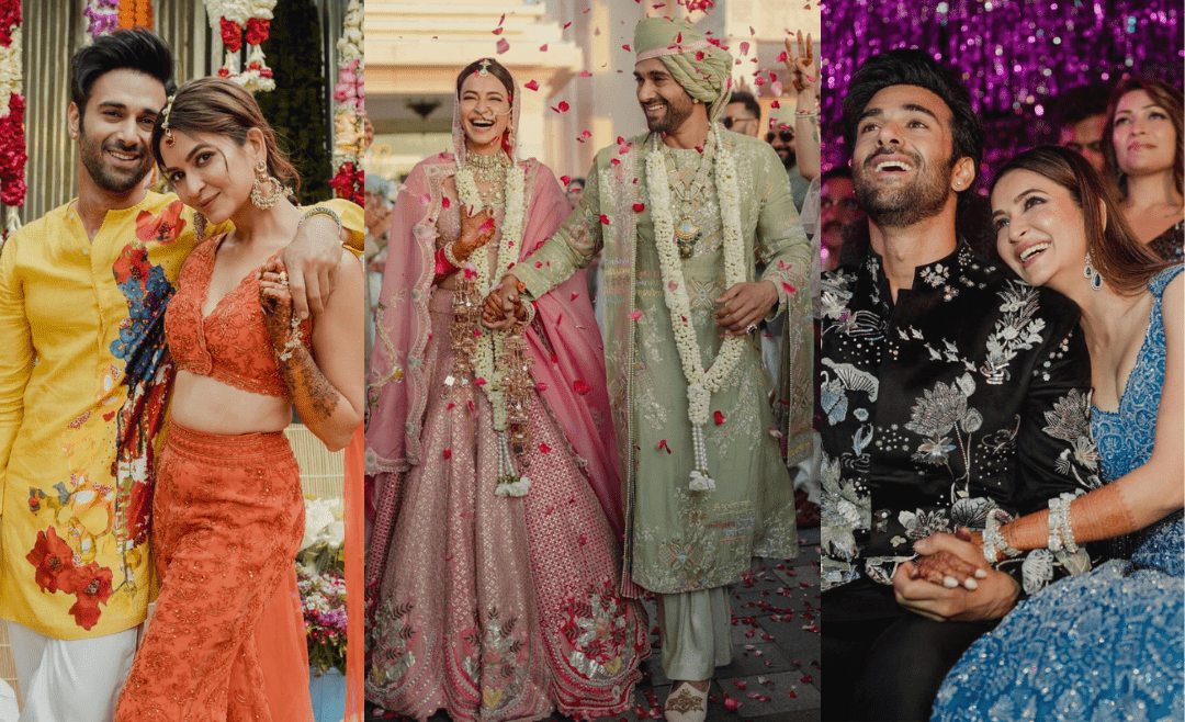 Delving into the Stunning Wedding Looks of Kriti Kharbanda and Pulkit Samrat